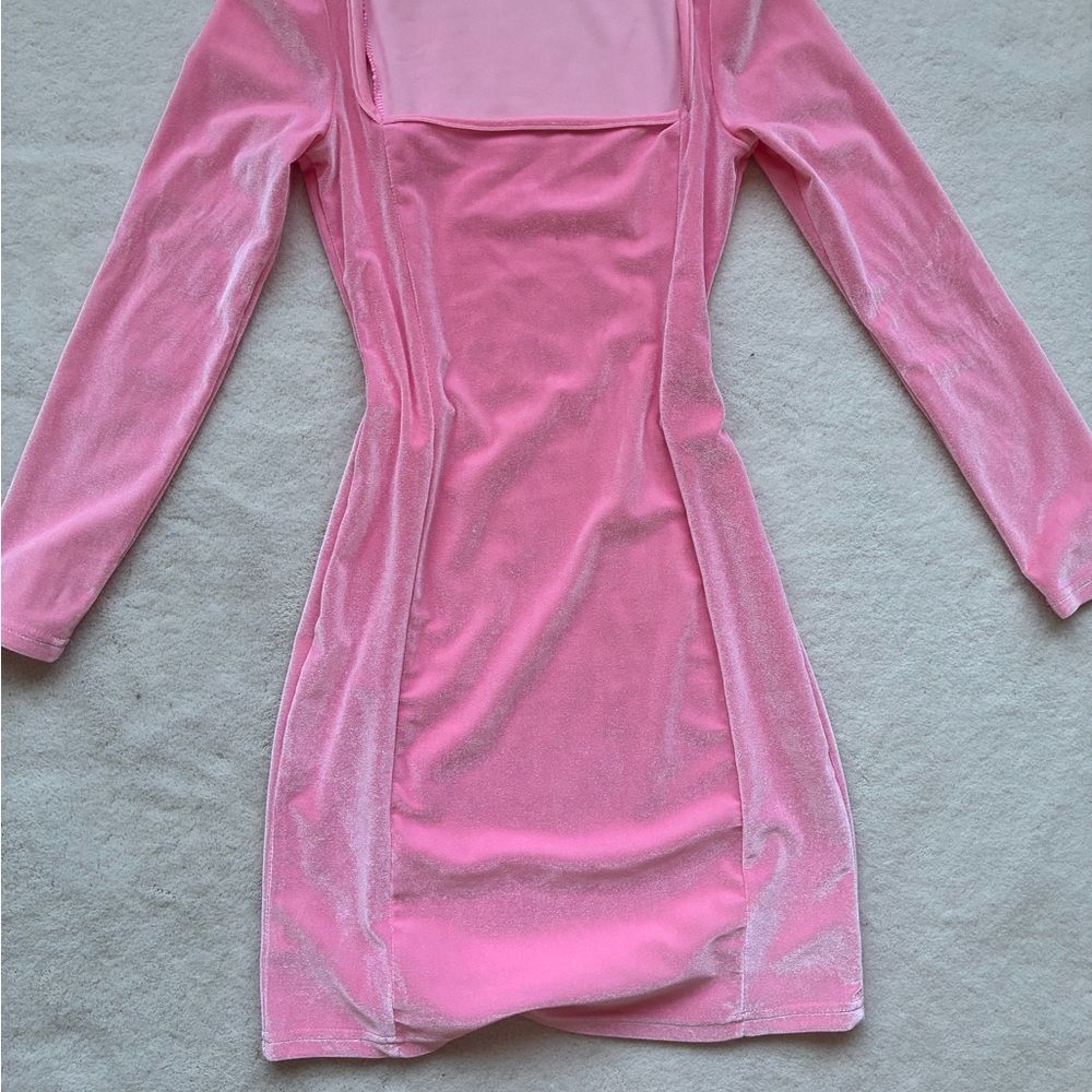 Velvet Zara Pink Long Sleeve Dress